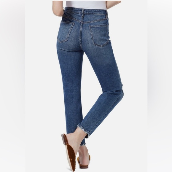 Sam Edelman High Rise Slim Straight Jeans - Picture 2 of 13
